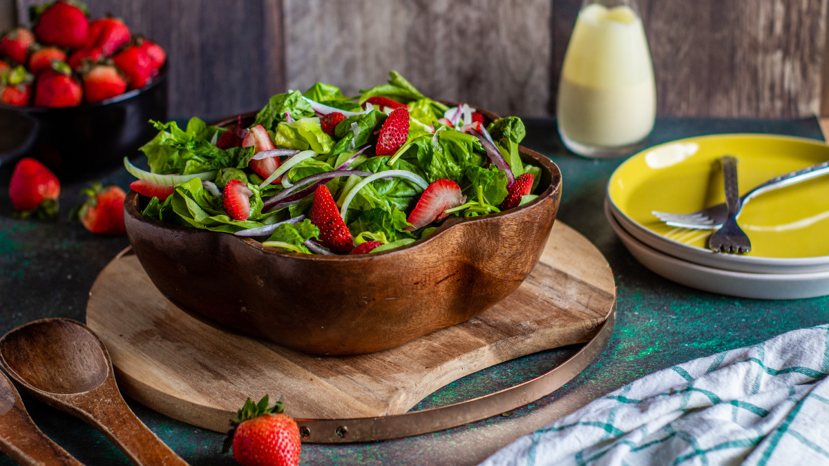 Best Ever Summer Strawberry Spinach Salad image